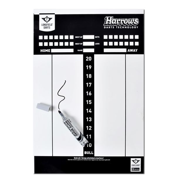 Harrows Scorebord PVC 45x30cm