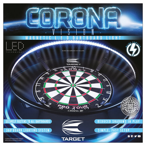 Target Corona Vision Dartbord Verlichting