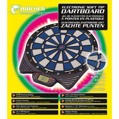 Unicorn Electronic Softip Dartbord